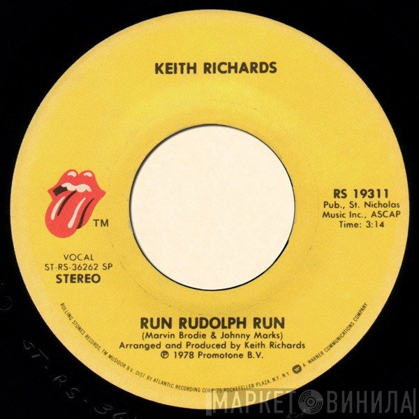 Keith Richards  - Run Rudolph Run / The Harder They Come