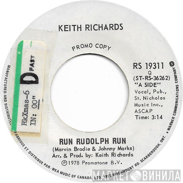 Keith Richards  - Run Rudolph Run