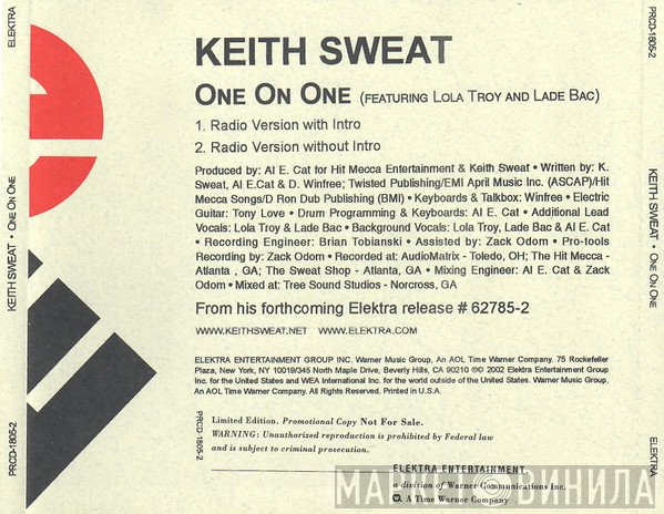 Keith Sweat Featuring Lola Troy And Lade Bac  - One On One