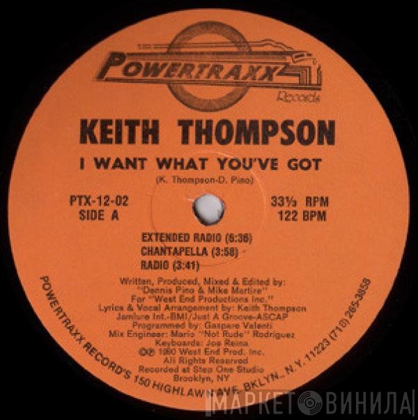 Keith Thompson - I Want What You've Got