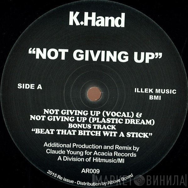 Kelli Hand - Not Giving Up