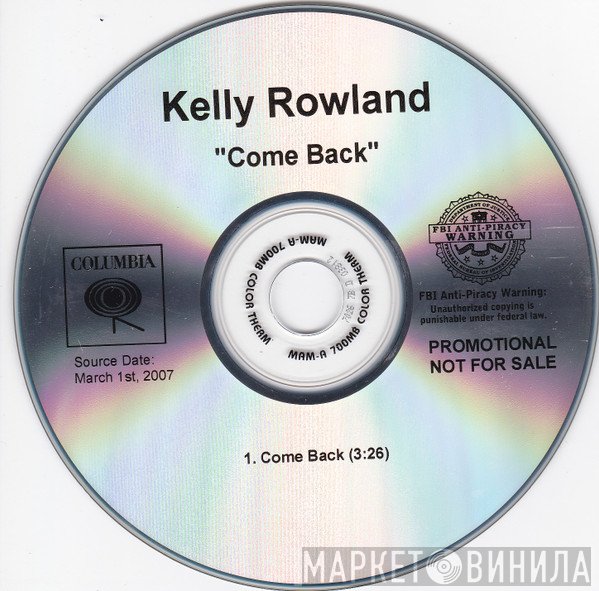 Kelly Rowland  - Come Back