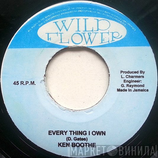 Ken Boothe, Charmers Big Band - Everything I Own