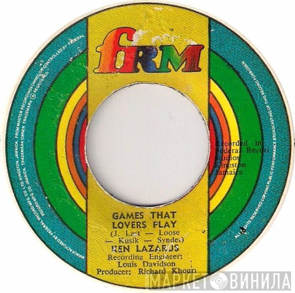 Ken Lazarus - Games That Lovers Play / Tonight