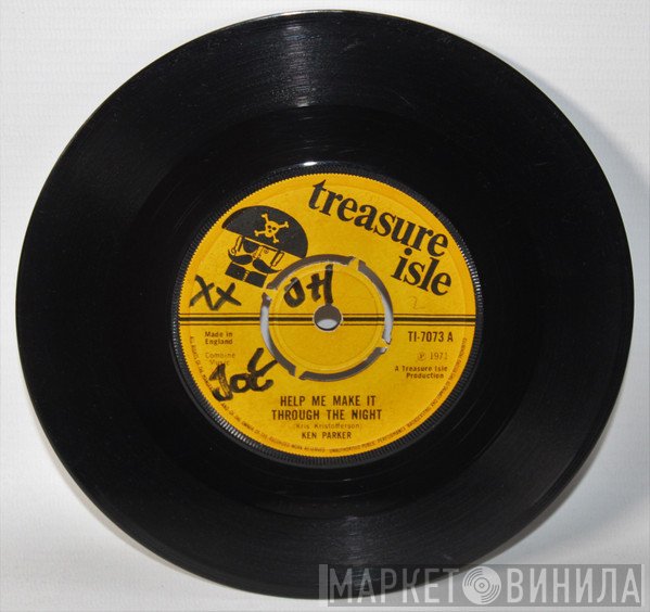Ken Parker, Tommy McCook Allstars - Help Me Make It Through The Night / Help Me  (Version)