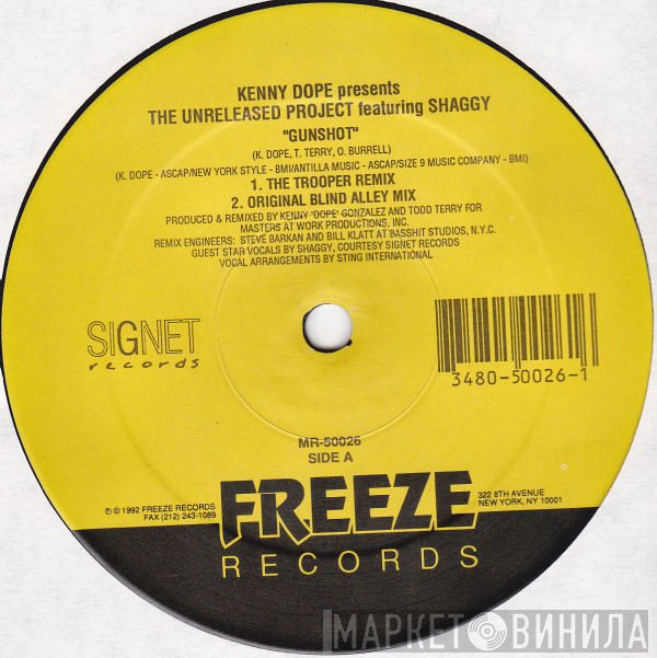 Kenny "Dope" Gonzalez Featuring Shaggy  - The Unreleased Project - Gunshot