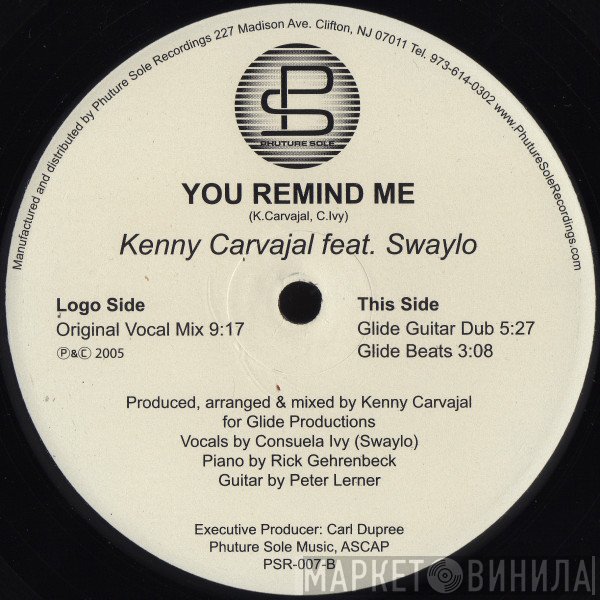 Kenny Carvajal Feat. Swaylo  - You Remind Me