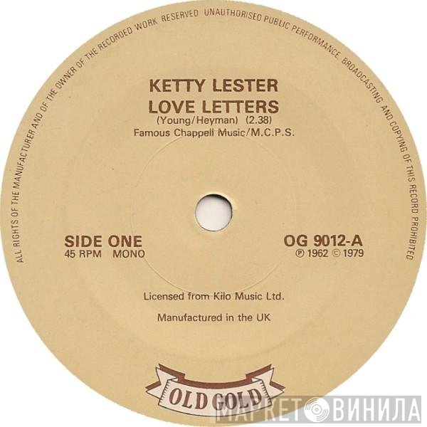 Ketty Lester, The Casinos - Love Letters / Then You Can Tell Me Goodbye