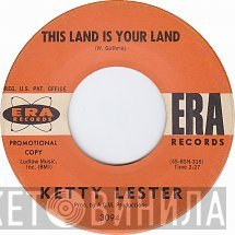 Ketty Lester - This Land Is Your Land / Love Is For Everyone