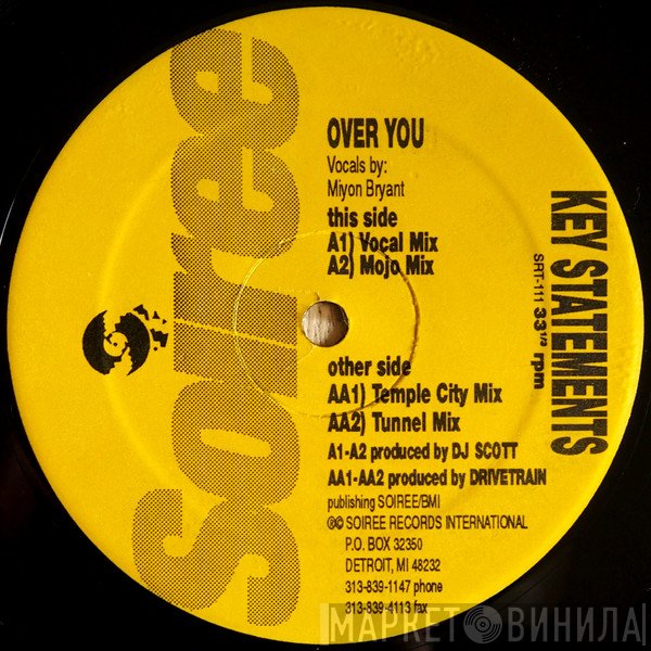 Key Statements  - Over You