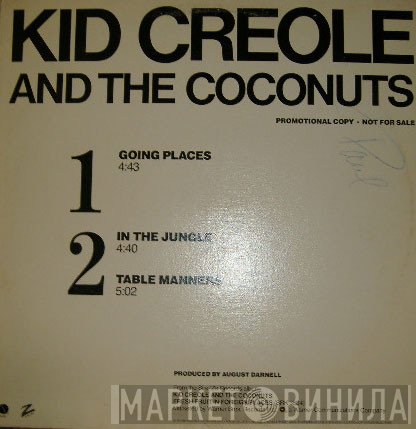 Kid Creole And The Coconuts  - Going Places