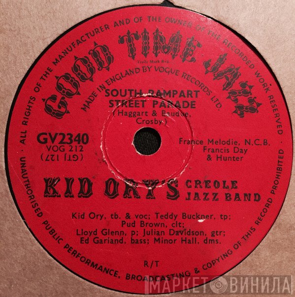 Kid Ory And His Creole Jazz Band - South Rampart Street Parade / The Girls Go Crazy About The Way I Walk
