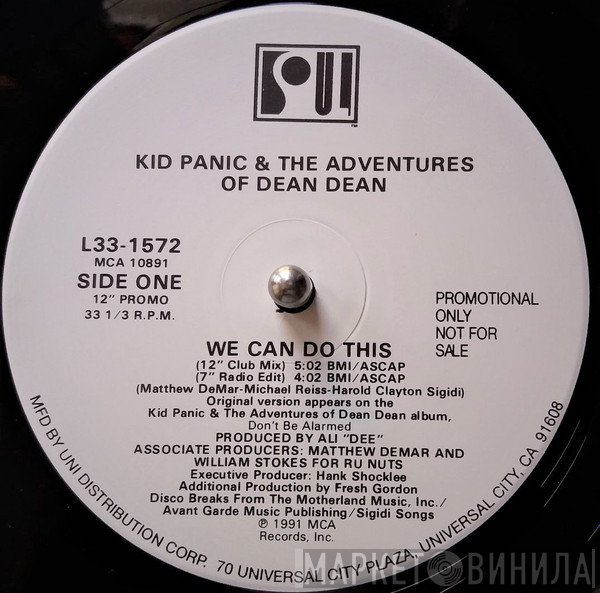 Kid Panic & The Adventures Of Dean Dean - We Can Do This