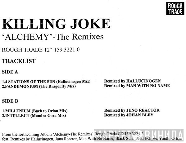 Killing Joke  - Alchemy - The Remixes
