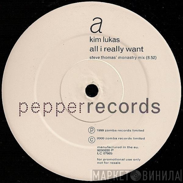 Kim Lukas - All I Really Want