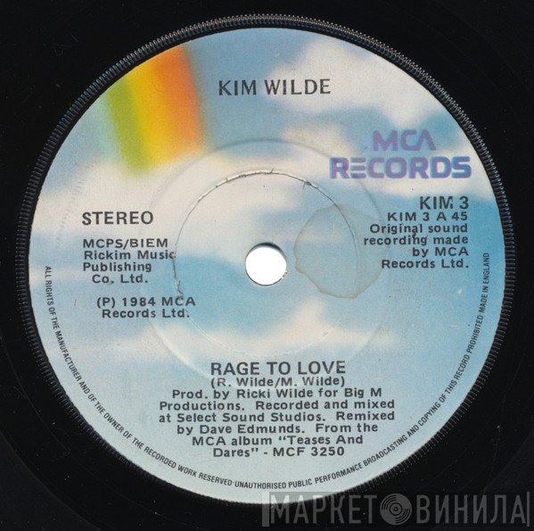 Kim Wilde  - Rage To Love