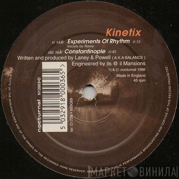Kinetix - Experiments Of Rhythm / Constantinople