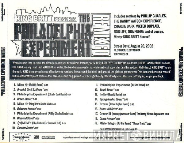 King Britt Presents The Philadelphia Experiment  - Remixed