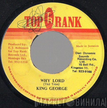 King George   - Why Lord