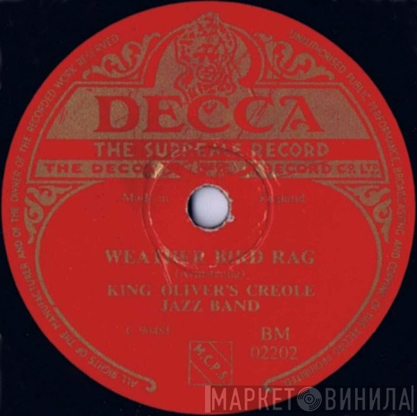 King Oliver's Creole Jazz Band  - Weather Bird Rag / Just Gone