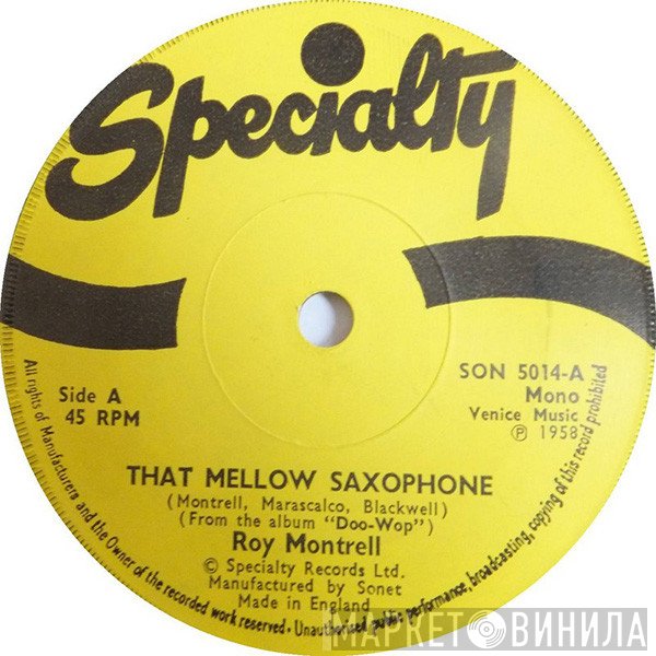 King Perry, Roy Montrell - That Mellow Saxophone / Animal Song