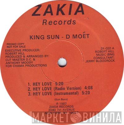 King Sun - D-Moet  - Hey Love / Mythological Rapper