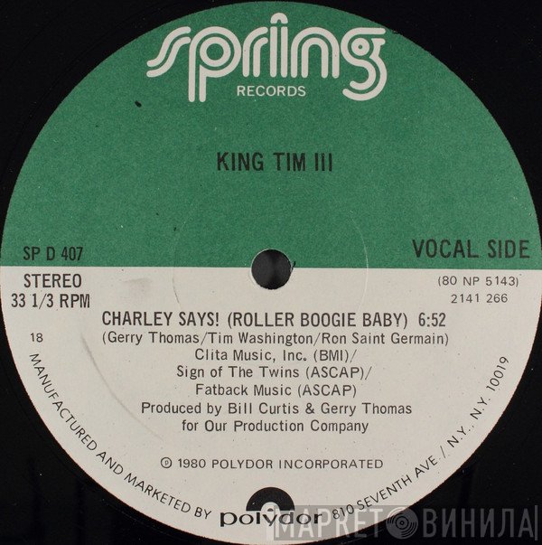 King Tim III - Charley Says! (Roller Boogie Baby)