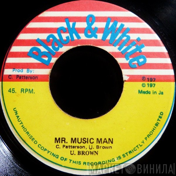 King Tubby, U Brown - Mr. Music Man / Bubble Up