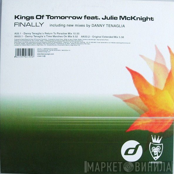 Kings Of Tomorrow Feat. Julie McKnight  - Finally