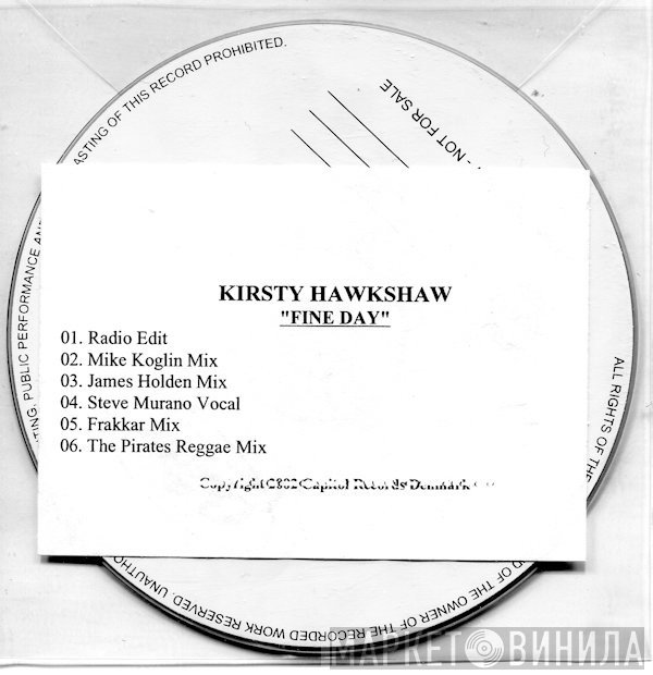 Kirsty Hawkshaw  - Fine Day