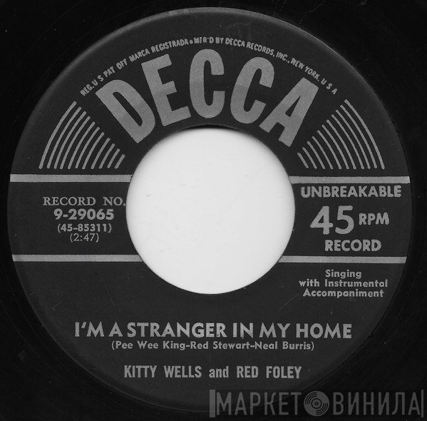 Kitty Wells And Red Foley  - I'm A Stranger In My Home / One By One