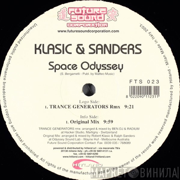 Klasic & Sanders - Space Odyssey