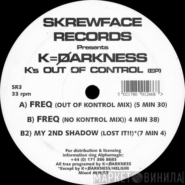 Klinton Darkness - K's Out Of Control (EP)