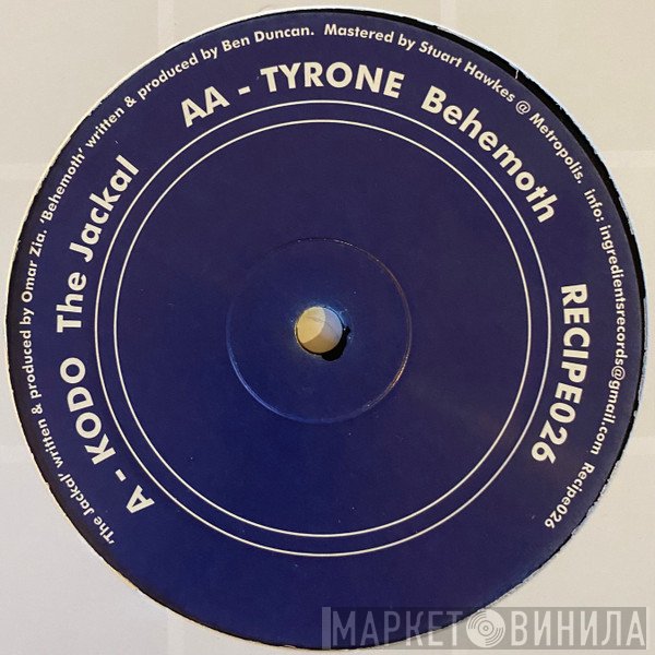 Kodo, Tyrone  - The Jackal / Behemoth