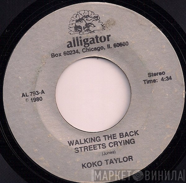 Koko Taylor - Walking The Back Streets Crying