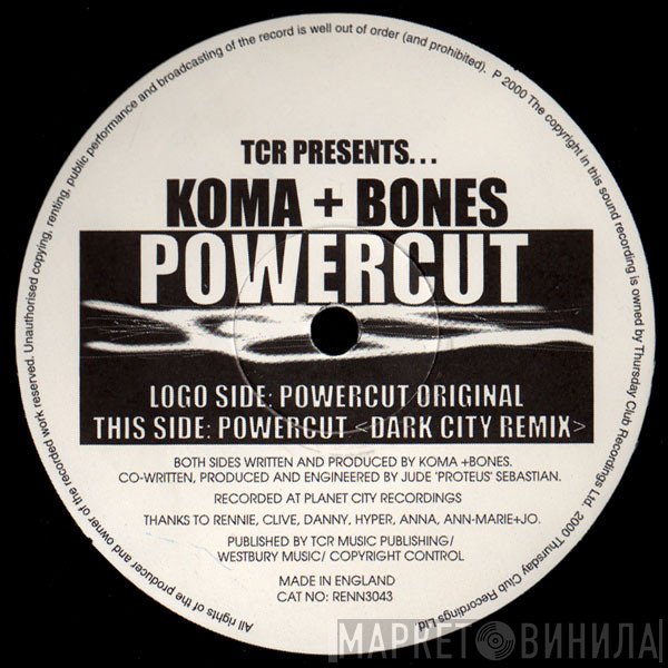 Koma & Bones, TCR  - Powercut