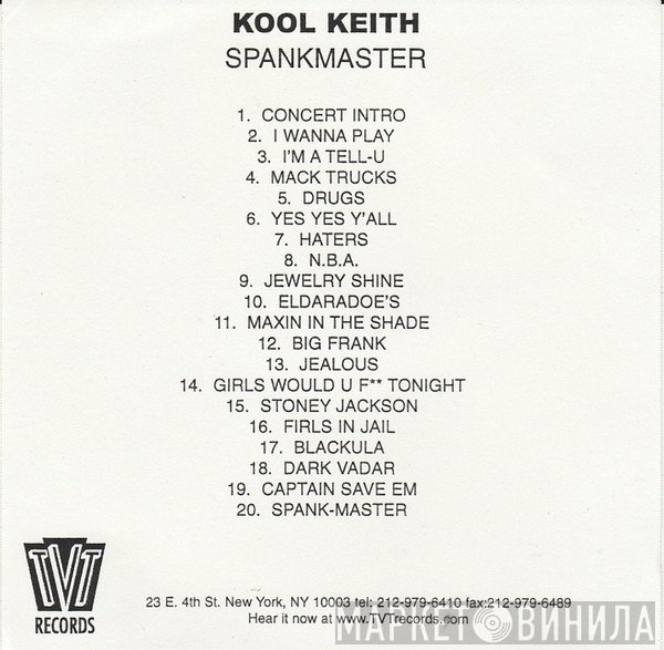 Kool Keith  - Spankmaster