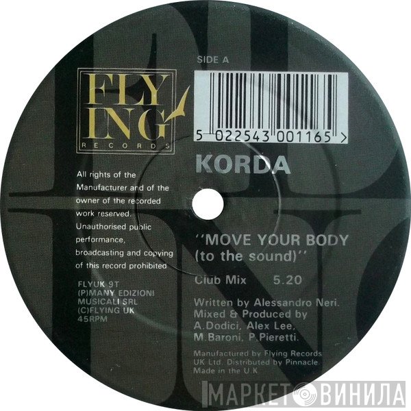 Korda - Move Your Body (To The Sound)
