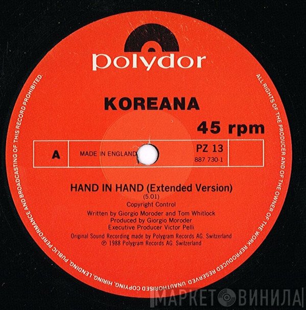 Koreana  - Hand In Hand
