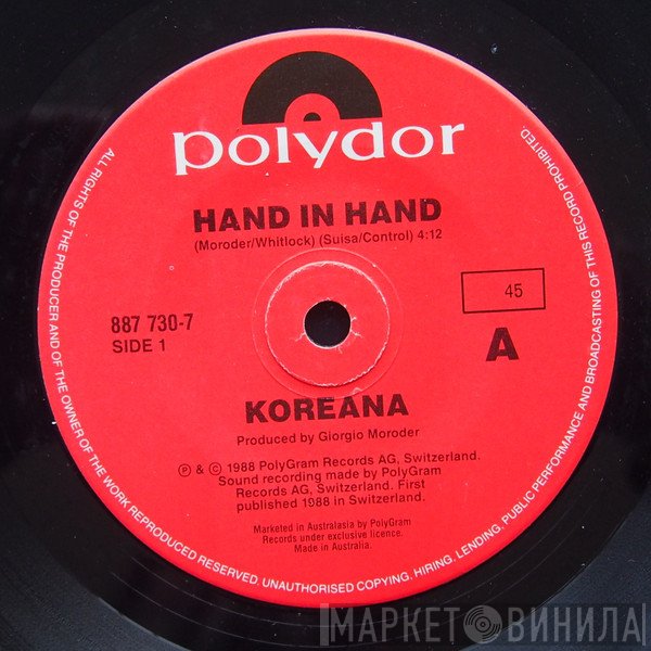 Koreana  - Hand In Hand