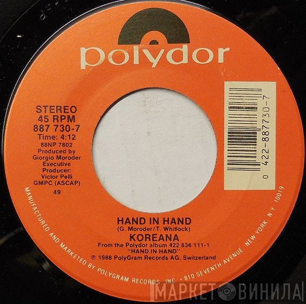 Koreana  - Hand In Hand