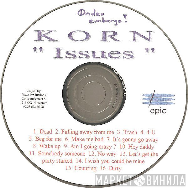 Korn  - Issues