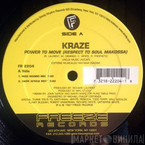 Kraze - Power To Move (Respect To Soul Makossa)