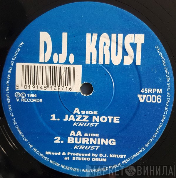 Krust  - Jazz Note / Burning