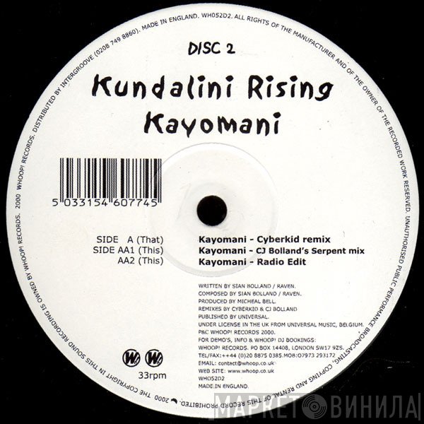Kundalini Rising - Kayomani