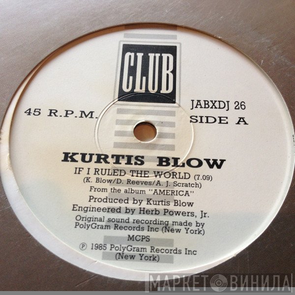 Kurtis Blow - If I Ruled The World
