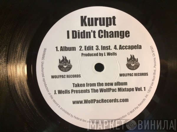 Kurupt, J-Ro - Tonight / I Didn't Change