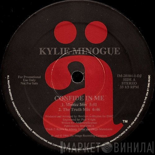 Kylie Minogue  - Confide In Me