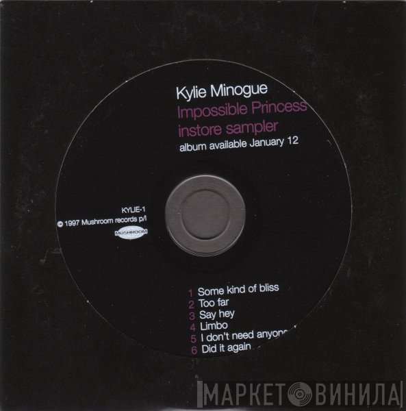 Kylie Minogue  - Impossible Princess (Instore Sampler)