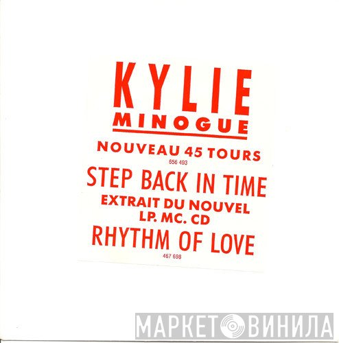 Kylie Minogue  - Step Back In Time